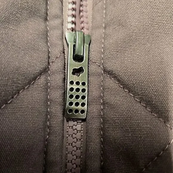 Fox Racing Womens Cosmic Quilted Insulated Bomber Jacket Sz S mauve/dusty purple - Picture 3 of 11